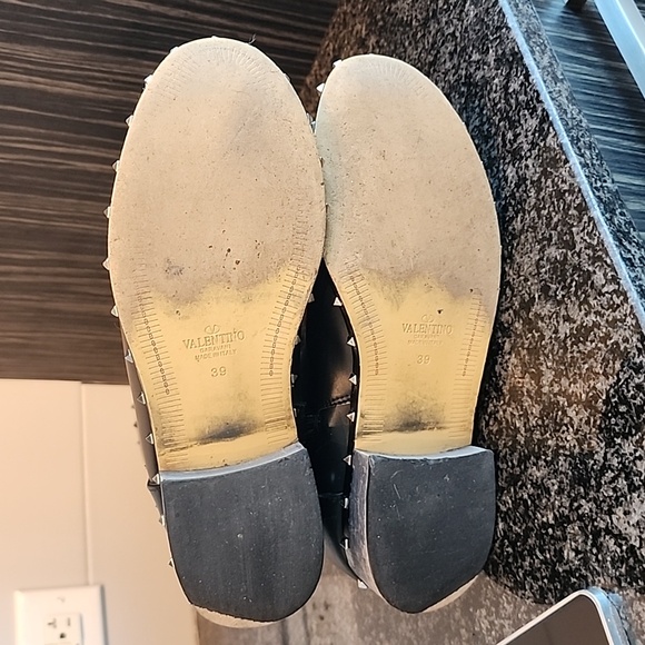 Valentino Leather Boots Black Size 8 - Picture 10 of 12